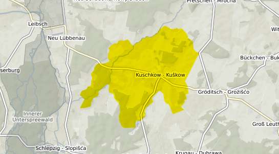 Immobilienpreisekarte M&auml;rkische Heide Kuschkow
